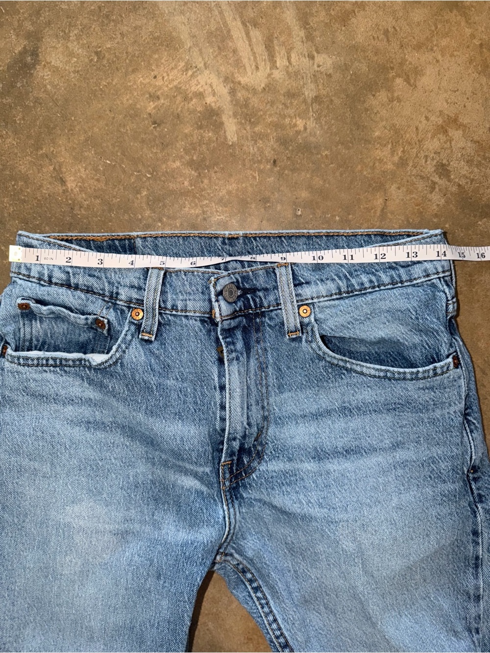 Levi’s 502 Taper Jeans Men’s W30 L30 Light Wash Denim Classic Cotton - Picture 5 of 14